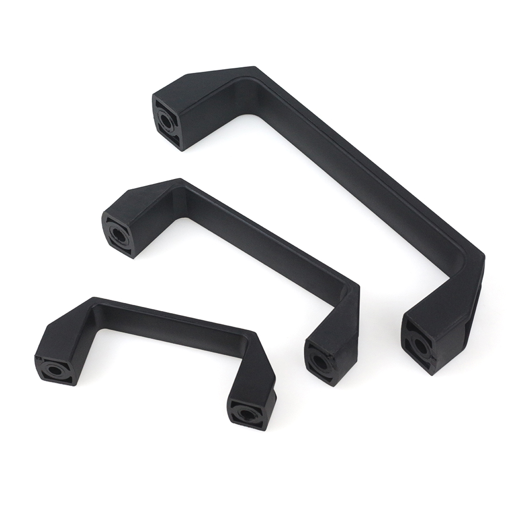 Furniture Rotating Hardware - 4Pcs/Lot Plastic Nylon V Slot Black