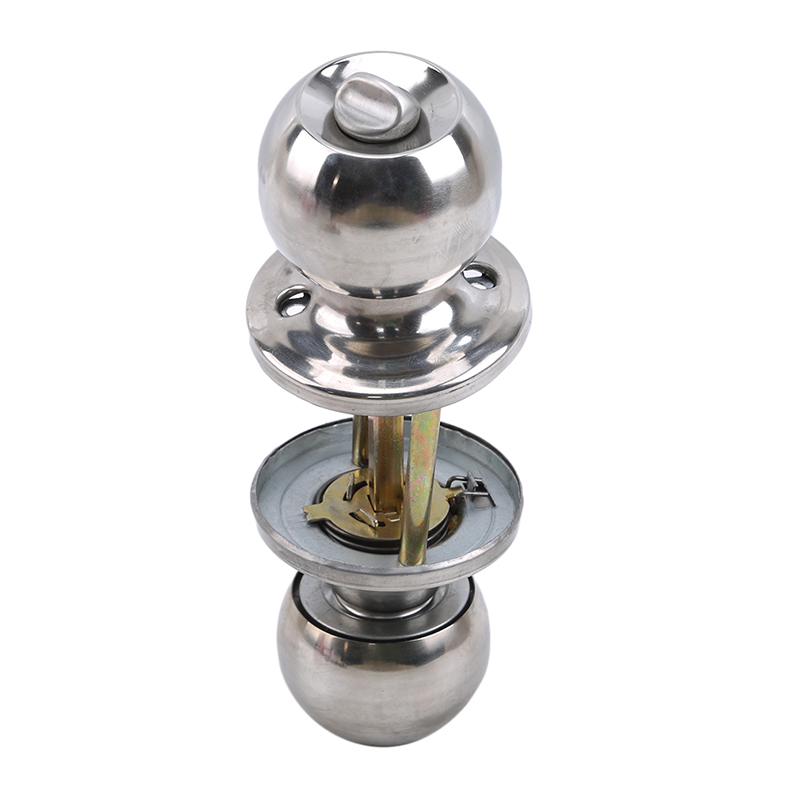 Furniture Hardware Supply - Round Ball Privacy Door Knob Bathroom