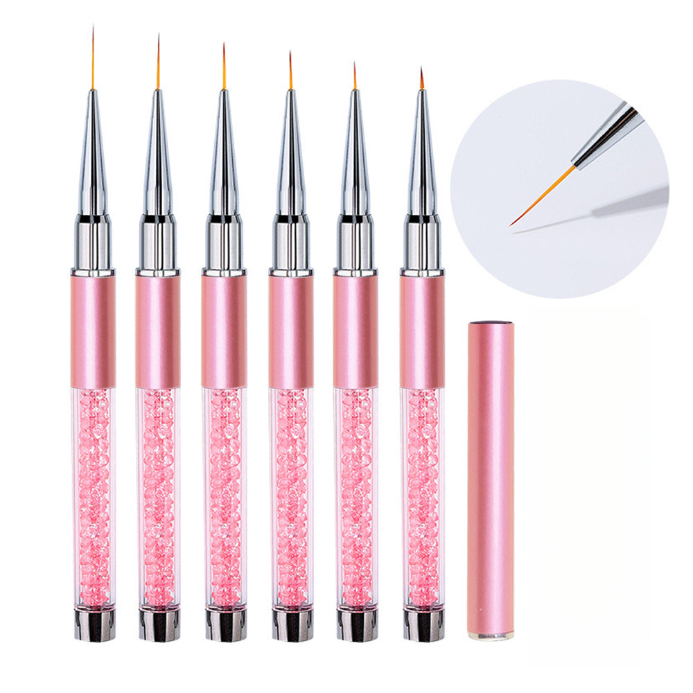 Furniture Hardware Nails - 1/6Pcs Nail Art Liner Brush Set