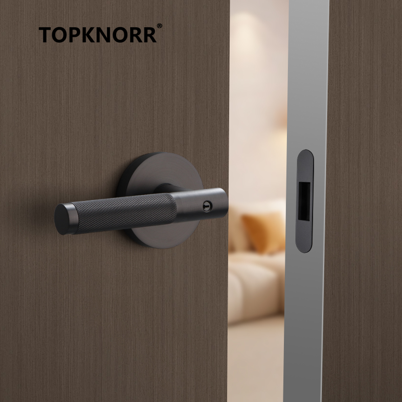 Door Handle Bar - Magnetic Three-Bar Hand Lock with Key
