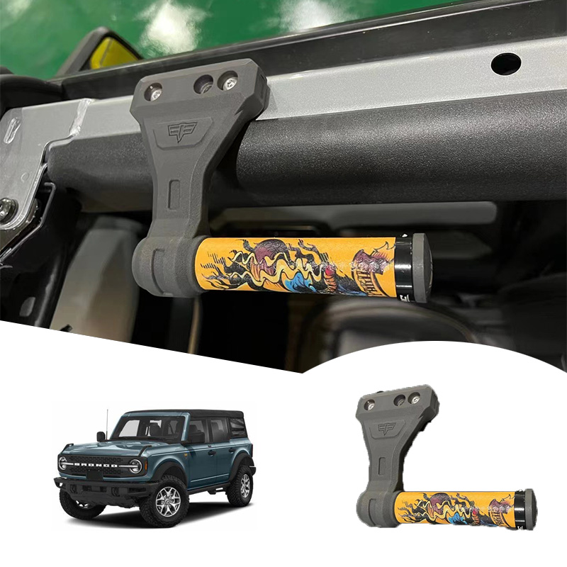 Door Handle Bar - For Bronco Front Roll Bar Grab