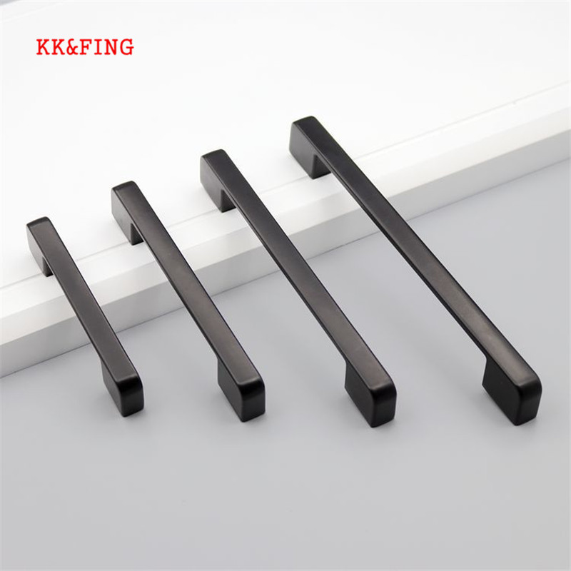 Furniture Rotating Hardware - KK&FING American Style Black Aluminum Cabinet