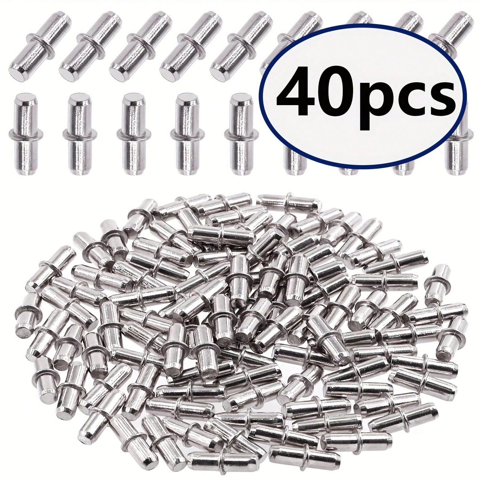 Shelf Peg Support - 40 Pieces Shelf Pins Wall Layer