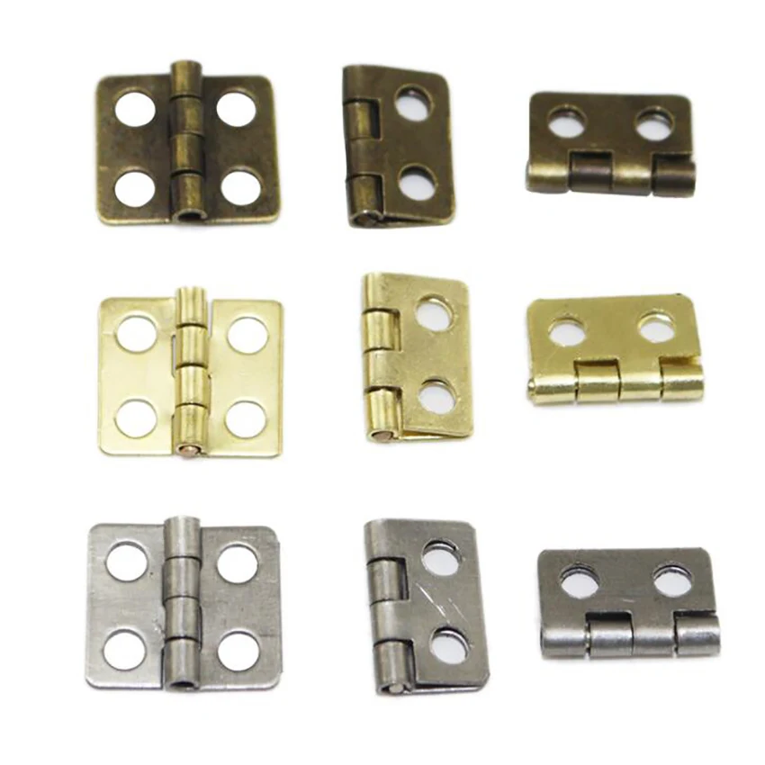 Furniture Rotating Hardware - 20PCS/Lot Iron Hinges Hardware 13x12mm 180