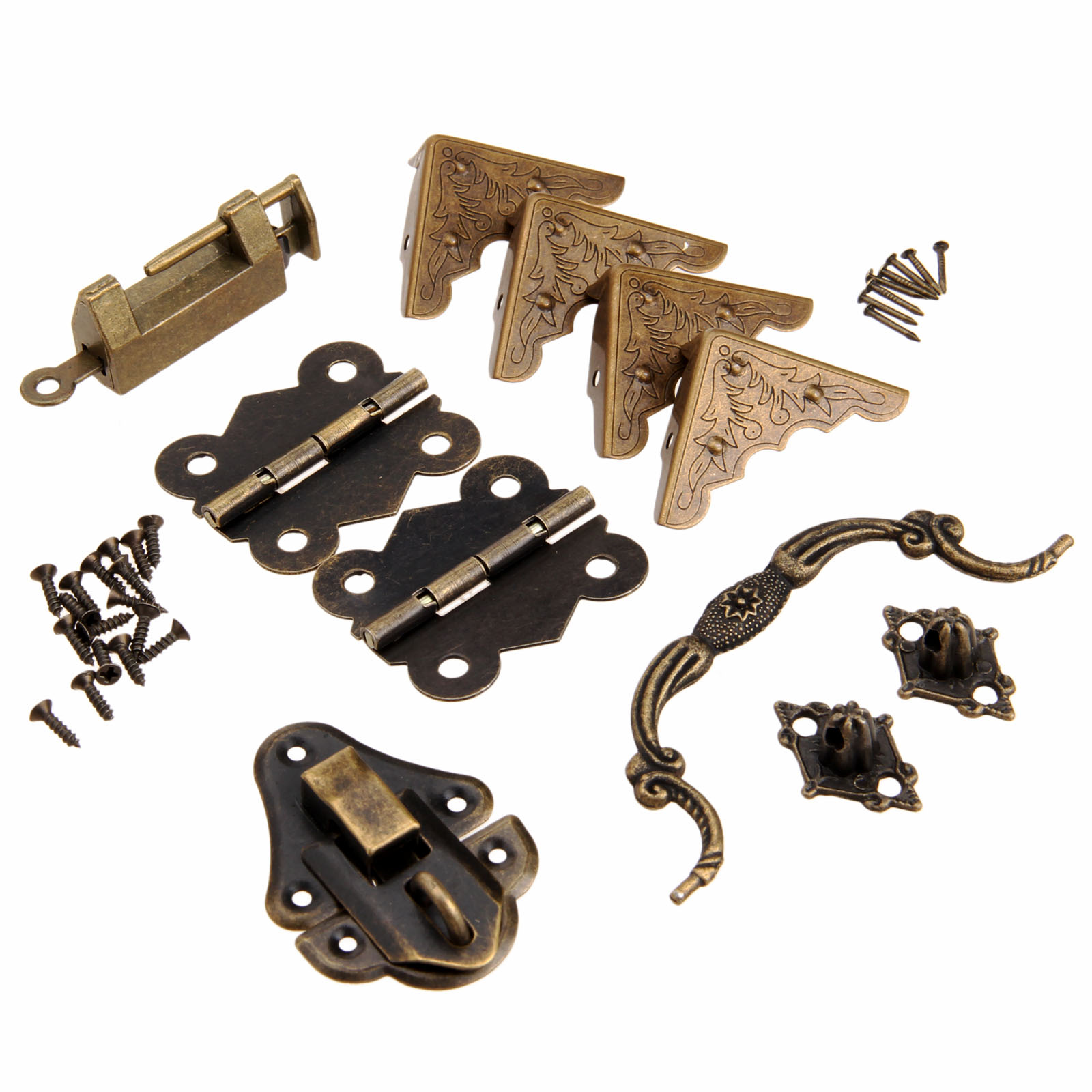 Furniture Joint Hardware - 9Pcs/set Furniture Fittings Chinese Brass Hardware