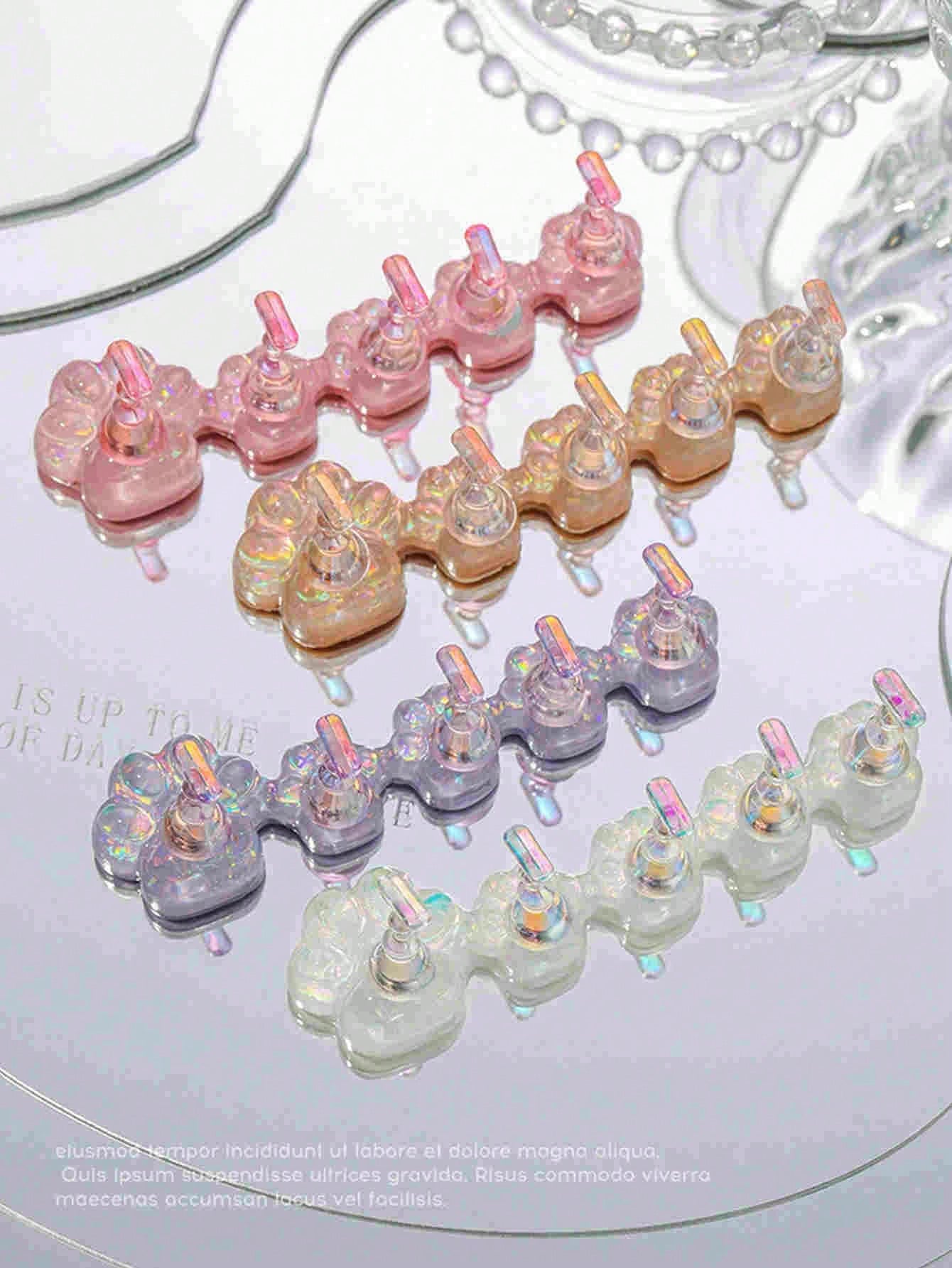 Furniture Hardware Nails - Nail Art Practice Base With Aurora