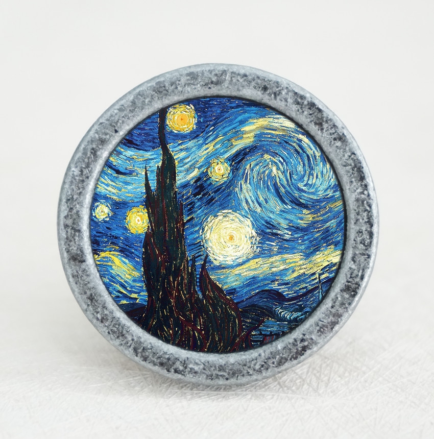 Starry Sky Dresser Knob Art Kn - Unique Furniture Hardware 评论和价格