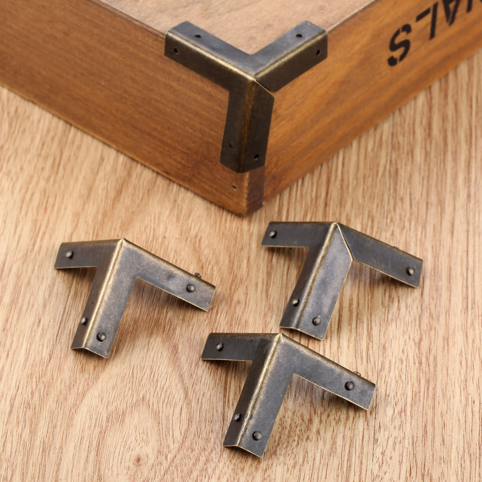 DRELD 4Pcs Antique Bronze Corn - Furniture Hardware Wood 评论和价格