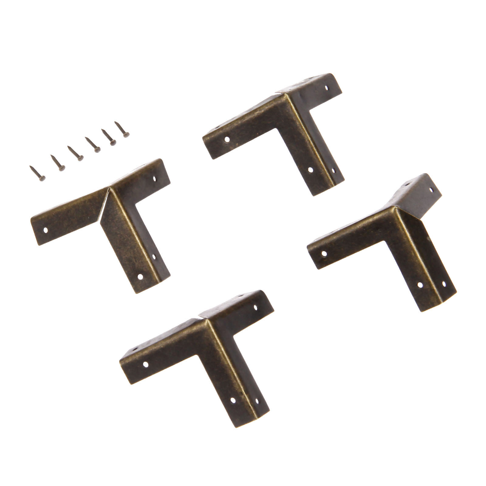 DRELD 4Pcs Antique Bronze Corn - Furniture Hardware Wood 评论和价格