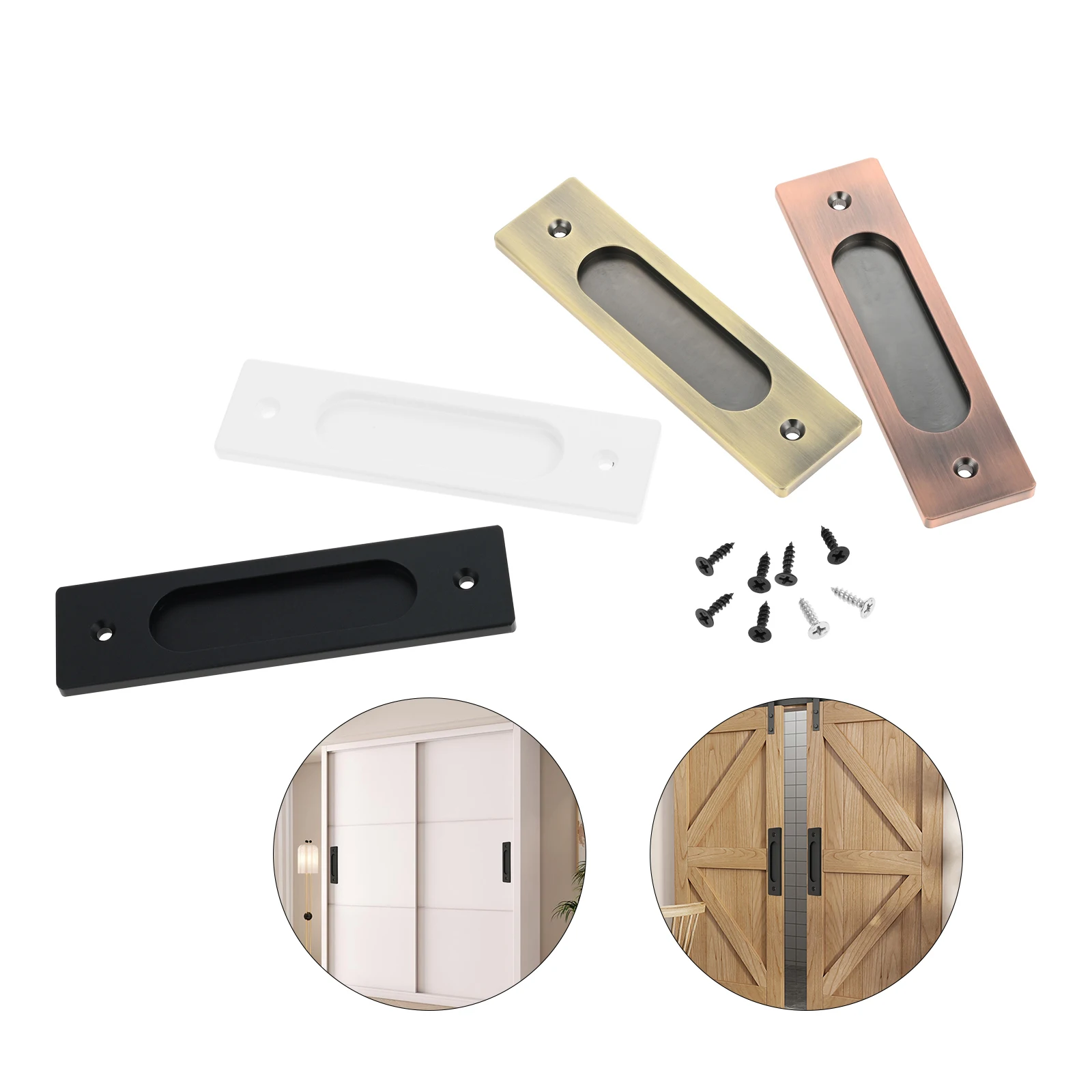 1pc Sliding Door Handle w/scre - Door Handle Bar 评论和价格