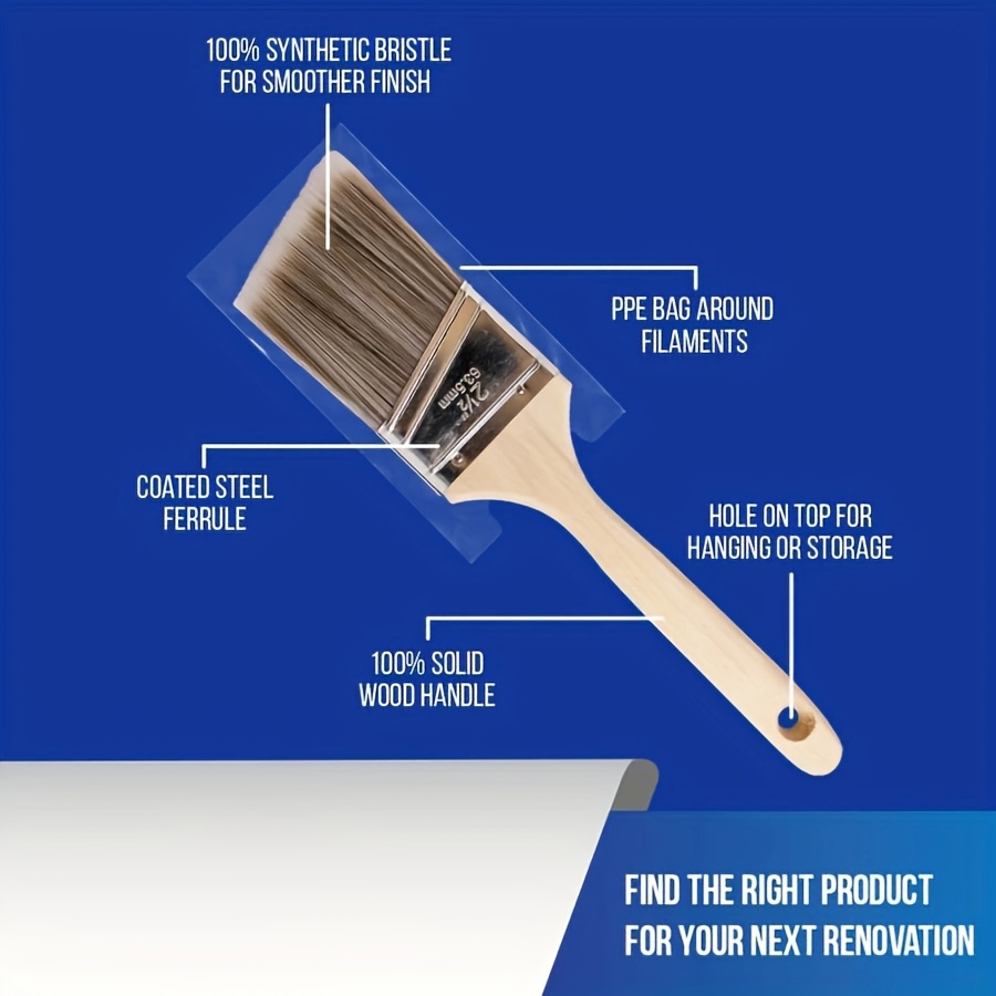 5Pcs High Quality Paint Brush  - Furniture Hardware Wood 评论和价格