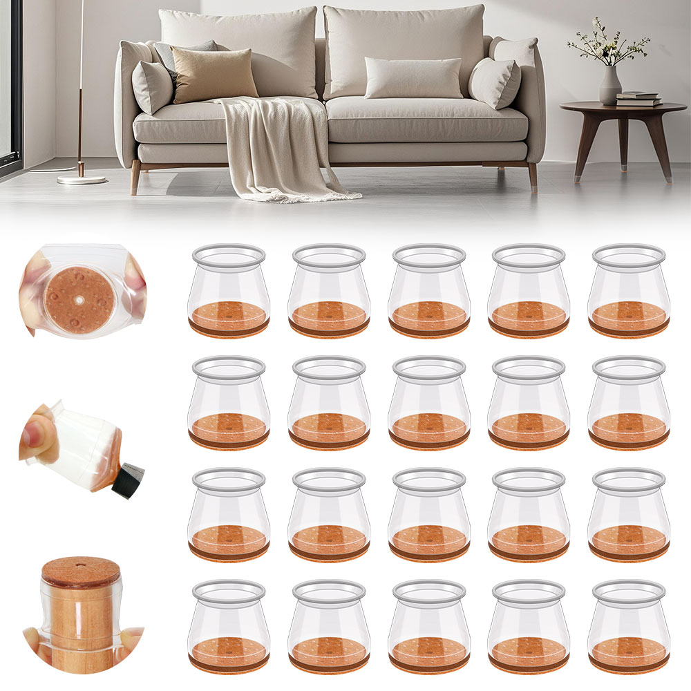24-36pcs Chair Leg Caps Silico - Furniture Hardware Legs 评论和价格