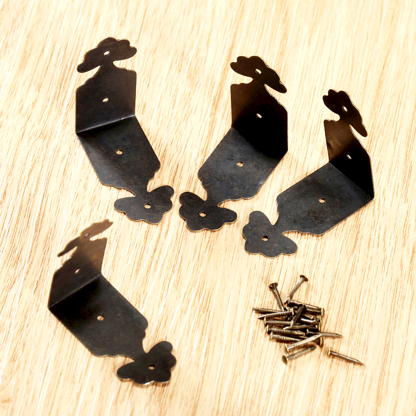 4pcs Decorative Corner Protect - Furniture Hardware Nails 评论和价格