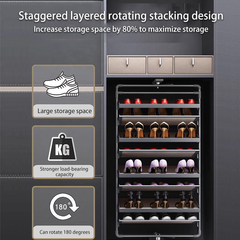 Rotating Shoe Rack 360-Degree  - Furniture Rotating Hardware 评论和价格