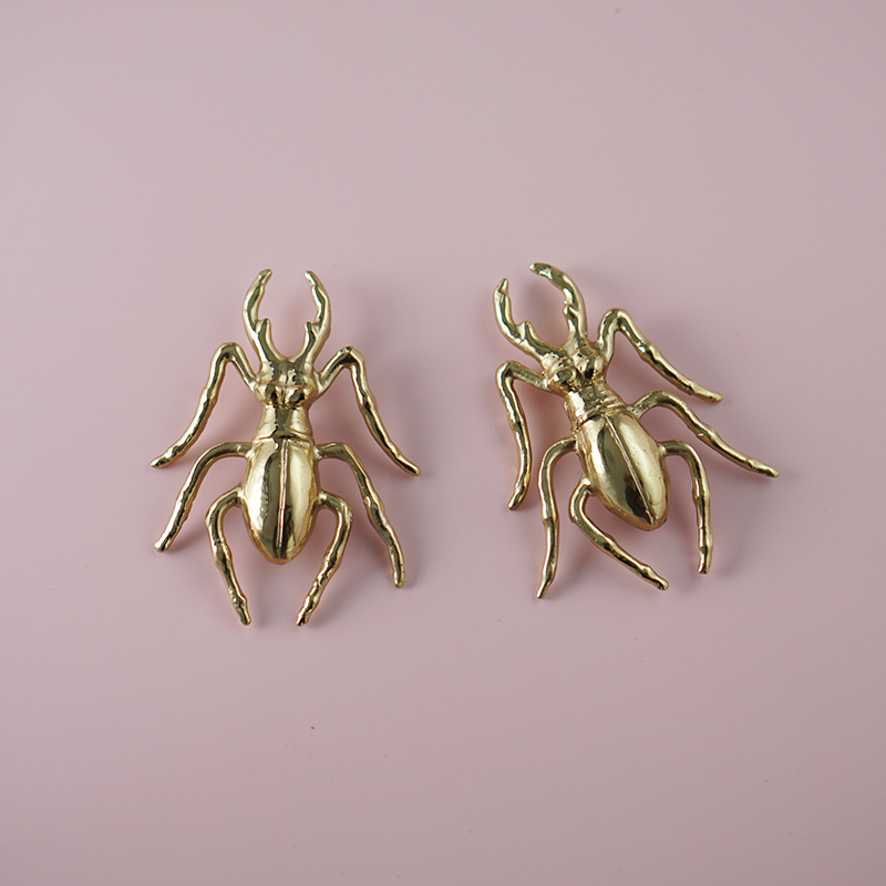 Brass Beetle Drawer Pulls Inse - Unique Furniture Hardware 评论和价格