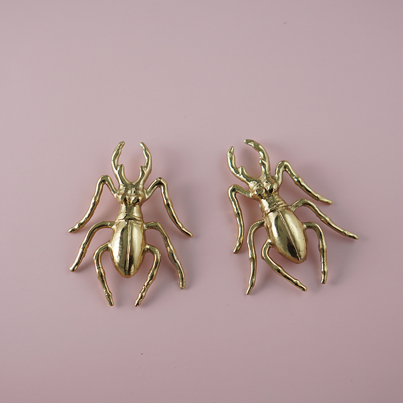 Brass Beetle Drawer Pulls Inse - Unique Furniture Hardware 评论和价格