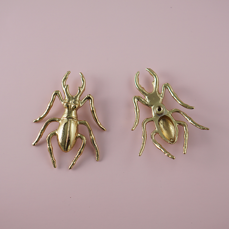 Brass Beetle Drawer Pulls Inse - Unique Furniture Hardware 评论和价格