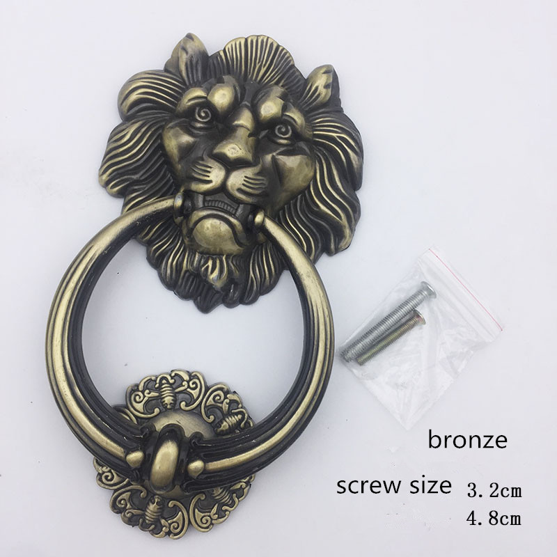 Antique Bronze Lion Head Handl - Furniture Hardware Wood 评论和价格