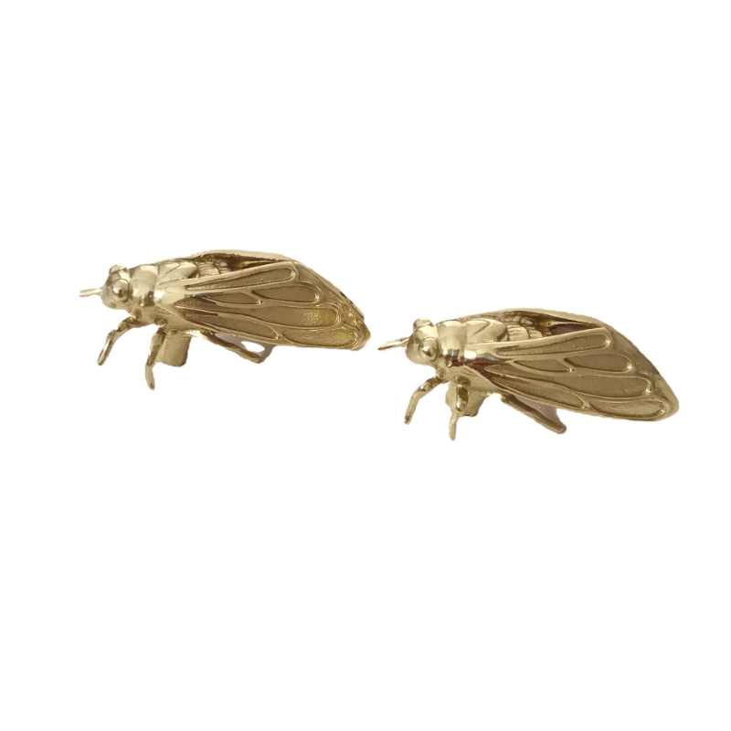 Brass Cicada Hardware Handle B - Unique Furniture Hardware 评论和价格
