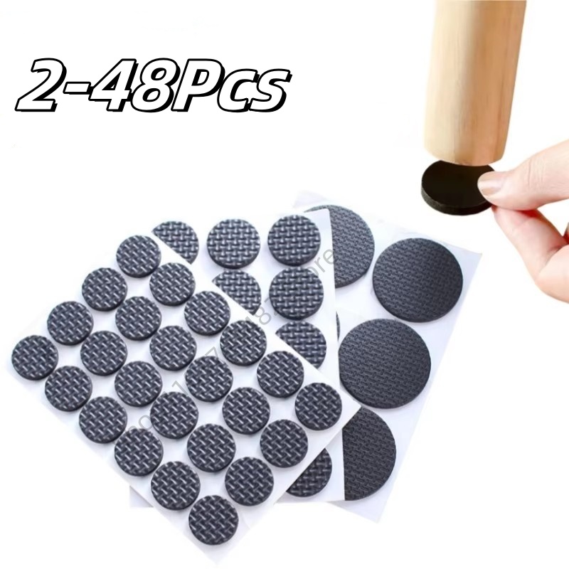 2-48Pc Self Adhesive Black Fur - Furniture Hardware Legs 评论和价格