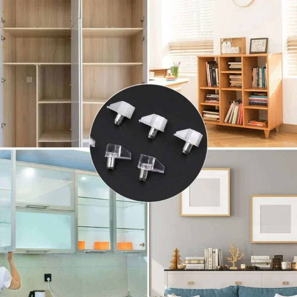 500/200/50/10PCS Transparent S - Shelf Peg Support 评论和价格