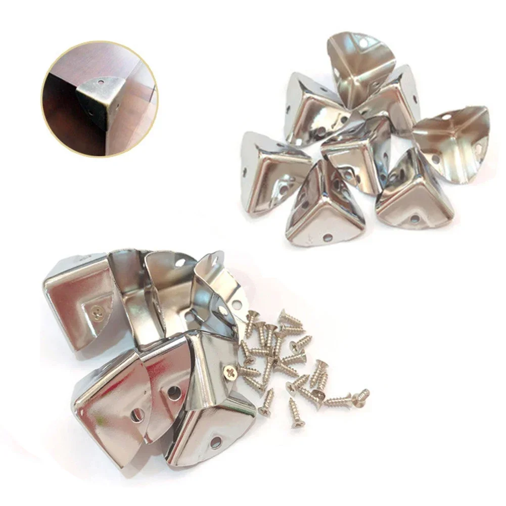 4/8/12pc Metal Box Corner Prot - Furniture Hardware Wood 评论和价格