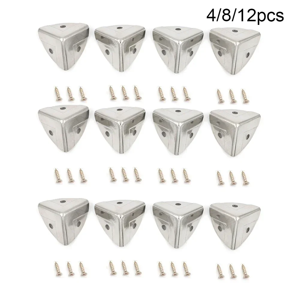 4/8/12pc Metal Box Corner Prot - Furniture Hardware Wood 评论和价格