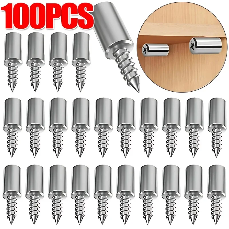 100/10PCS Self Tapping Screw L - Shelf Peg Support 评论和价格