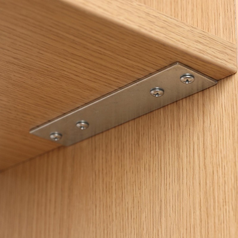 6/1PCS Heavy Duty Straight Bra - Furniture Hardware Wood 评论和价格