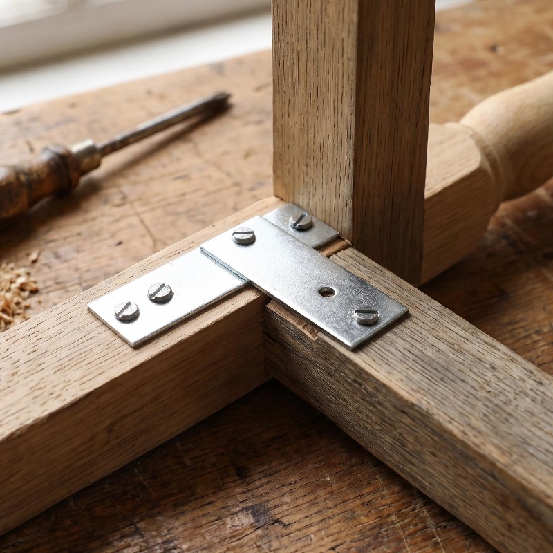 6/1PCS Heavy Duty Straight Bra - Furniture Hardware Wood 评论和价格