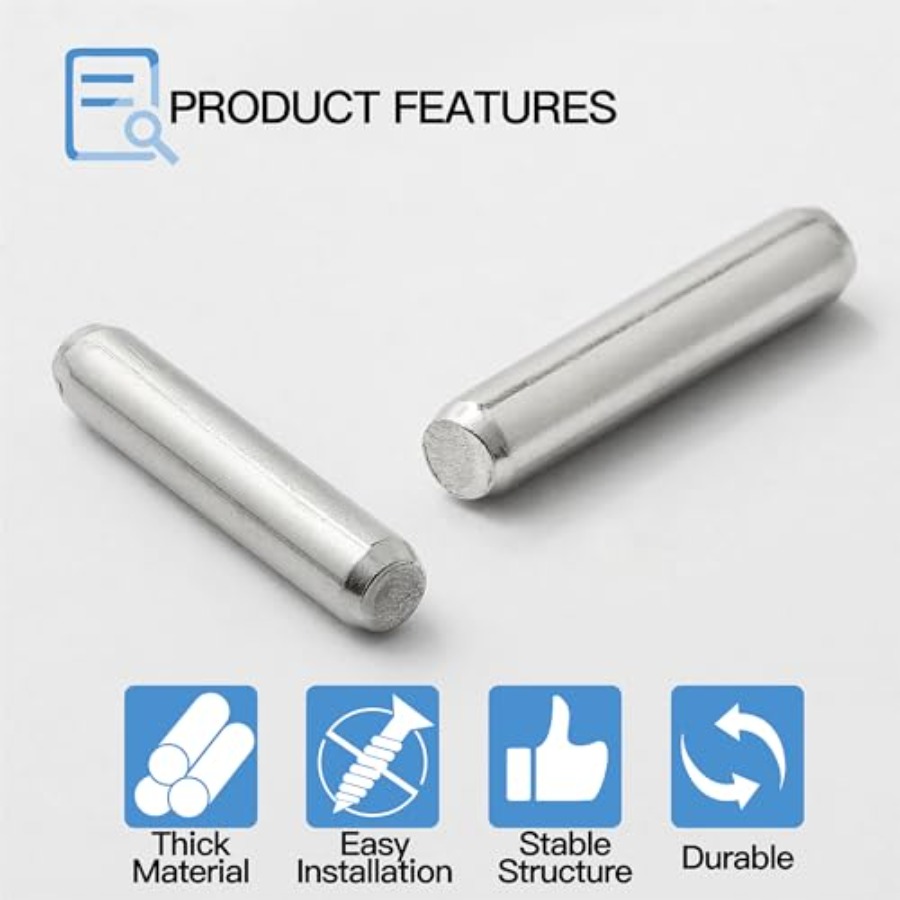 Pcs Metal Dowel Pins, 5 x 25 m - Shelf Peg Support 评论和价格