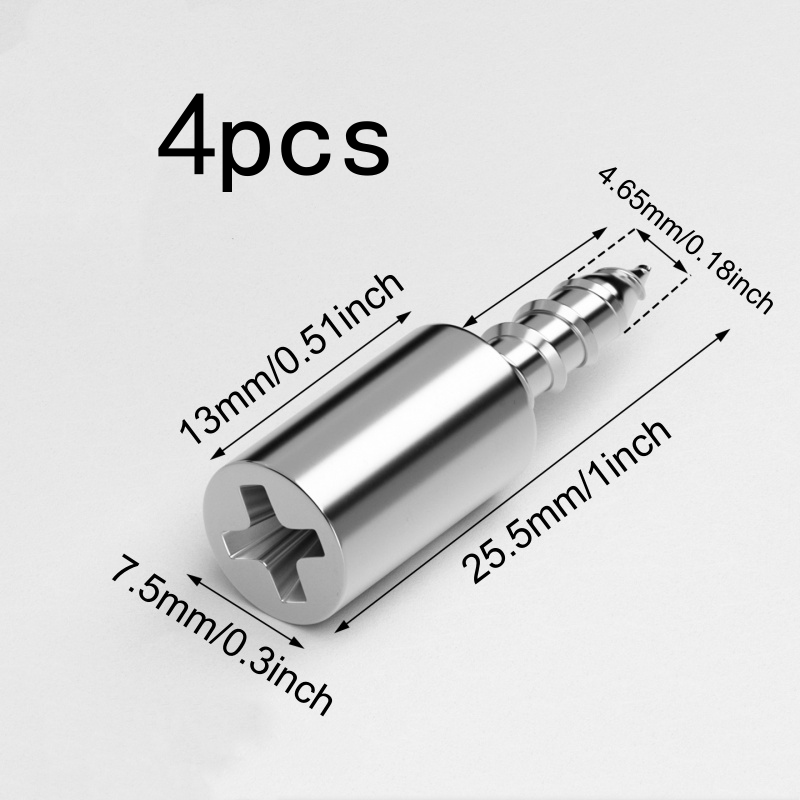 4Pcs Heavy Duty Metal Shelf Su - Shelf Peg Support 评论和价格