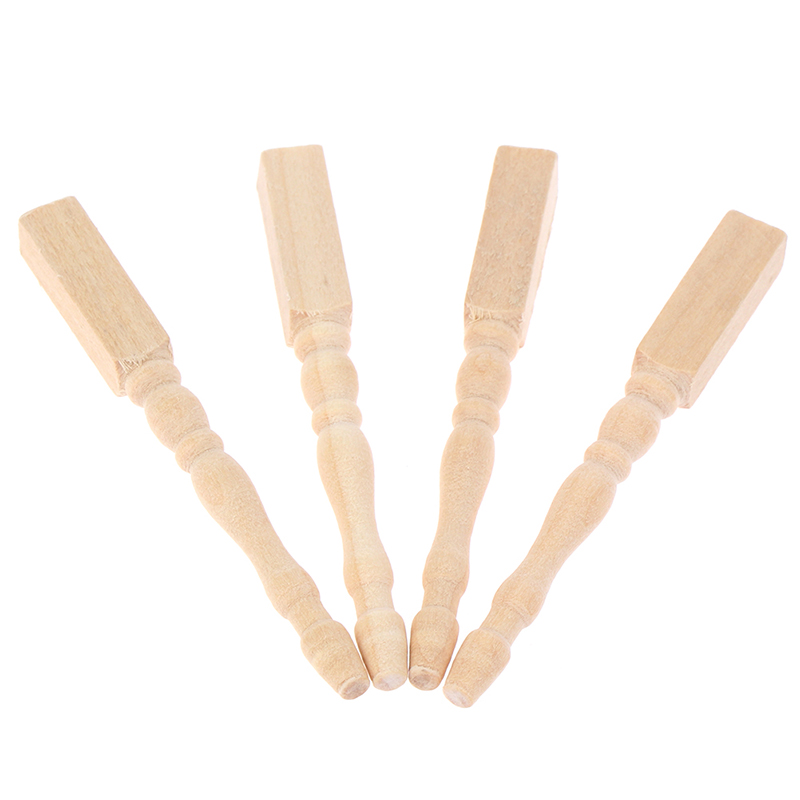 ●4pcs/set 1:12 Dollhouse Minia - Furniture Hardware Legs 评论和价格
