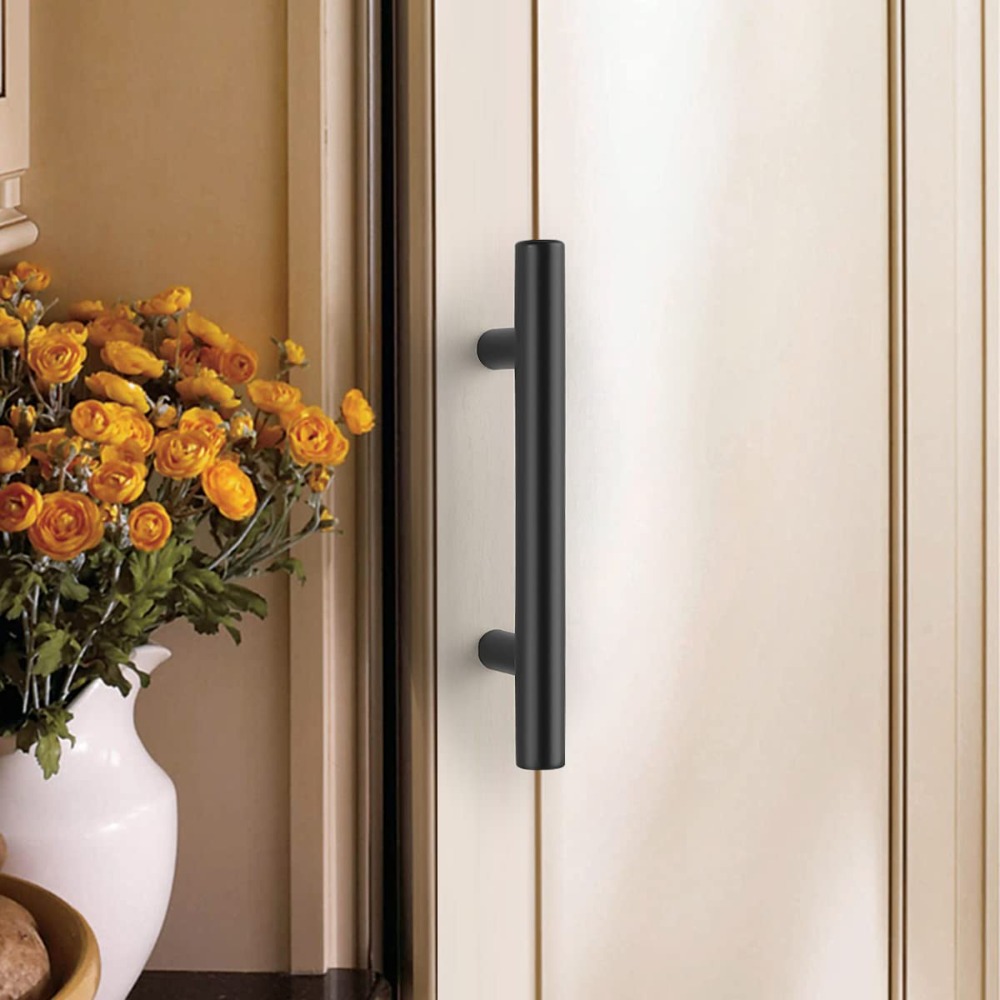 20 PCS Cabinet Pulls Matte Bla - Furniture Rotating Hardware 评论和价格