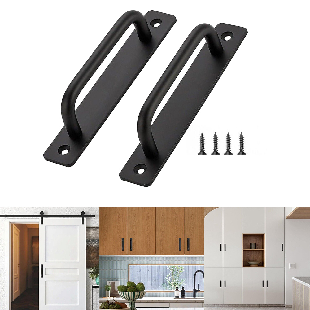 2Pcs Door Pull Handles Alumini - Furniture Joint Hardware 评论和价格