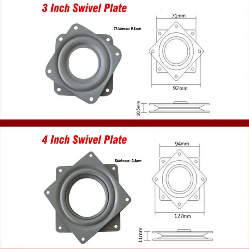 Heavy Duty Lazy Susan Bearing  - Furniture Rotating Hardware 评论和价格