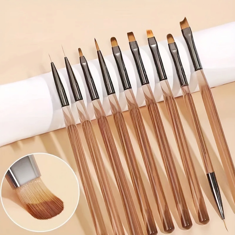 9PCS Nail Brush for Nail Art D - Furniture Hardware Nails 评论和价格