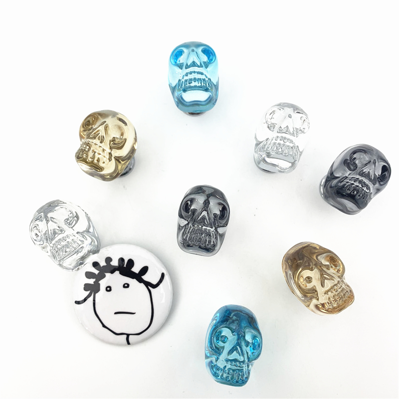 LCH  Clear Crystal Skull Shape - Unique Furniture Hardware 评论和价格