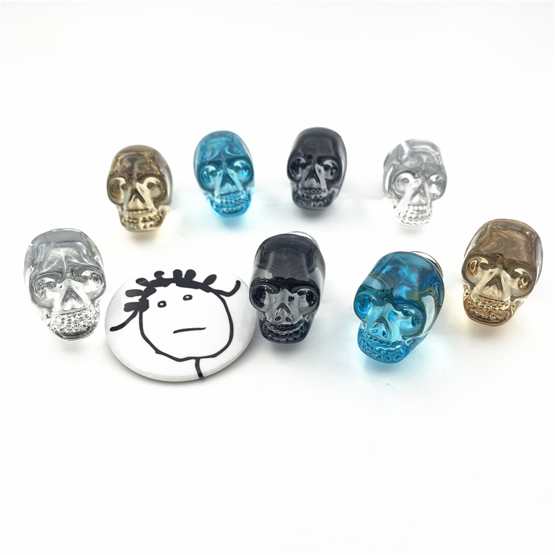 LCH  Clear Crystal Skull Shape - Unique Furniture Hardware 评论和价格