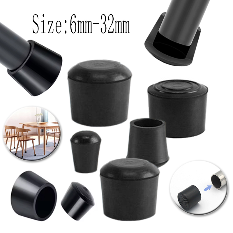 Round Rubber Chair Leg Pad 6/7 - Furniture Hardware Legs 评论和价格