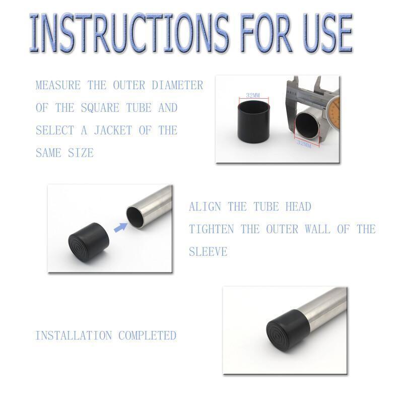 Round Rubber Chair Leg Pad 6/7 - Furniture Hardware Legs 评论和价格