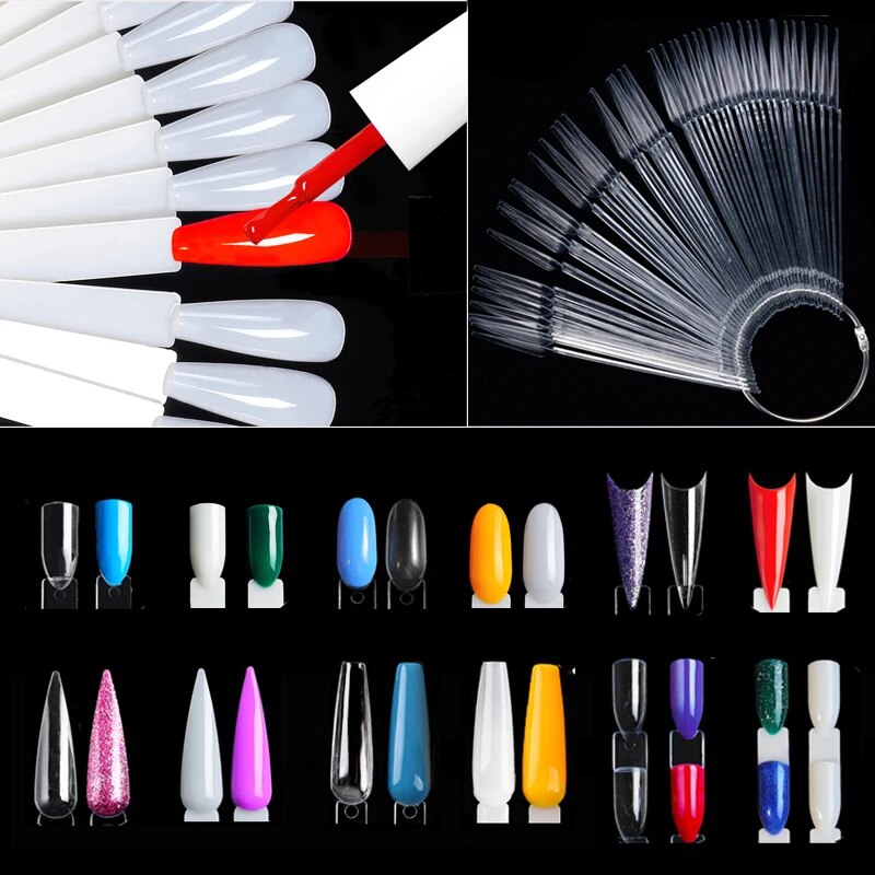 Nail Display Sticks Clear Natu - Furniture Hardware Nails 评论和价格